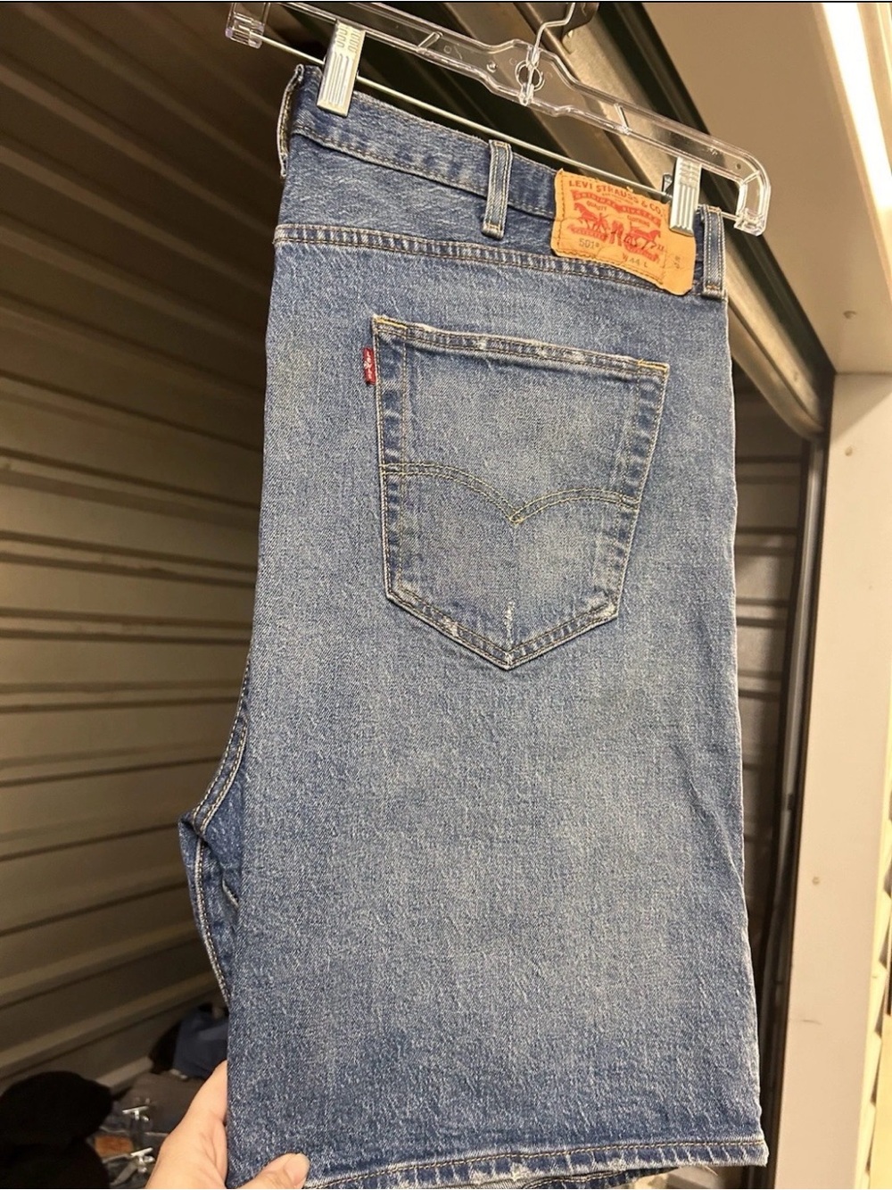 Levi's Men's Light Blue Denim Jean Shorts